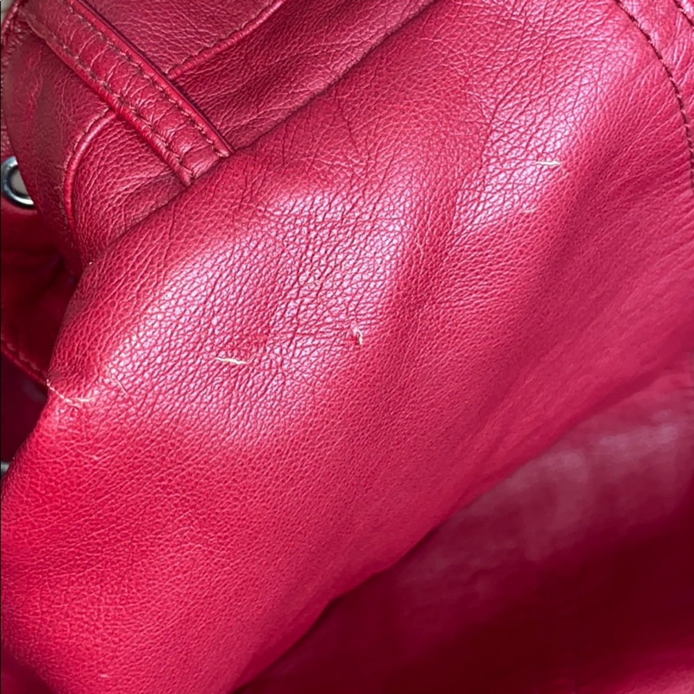 Red leather jacket - Picture 8 of 10
